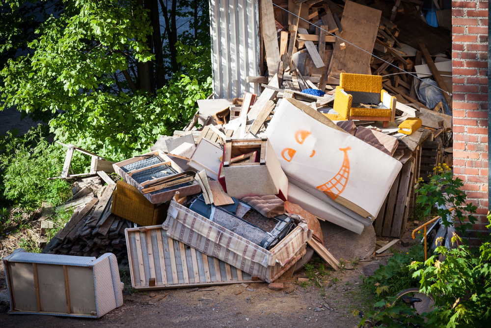 rubbish pile